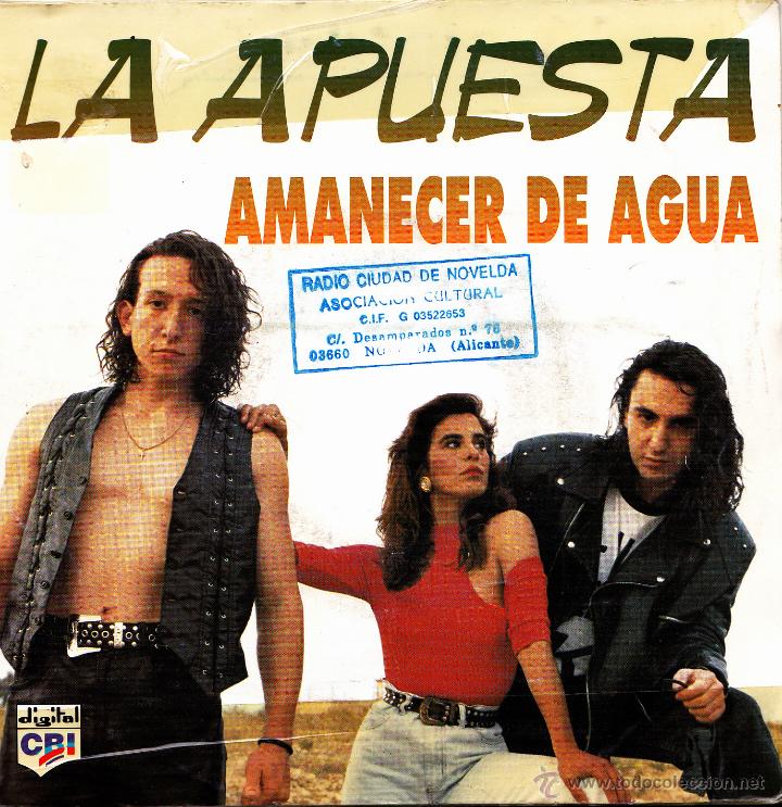 Disques de vinyle: LA APUESTA-AMANECER DE AGUA + CUANDO LA LUNA MIRA SINGLE VINILO 1992 PROMOCIONAL SPAIN