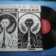 Discos de vinilo: VARIOS - NAVIDAD NAVIDAD EN BLANCO Y NEGRO LP SPAIN 1970 PDELUXE. Lote 51407430