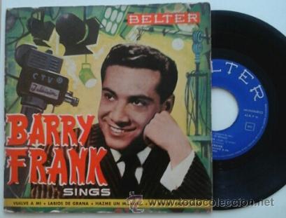 Discos de vinilo: BAARRY FRANK -EP- MI ALGEL PARTICULAR + 3 BELTER SPAIN 50S - Foto 1