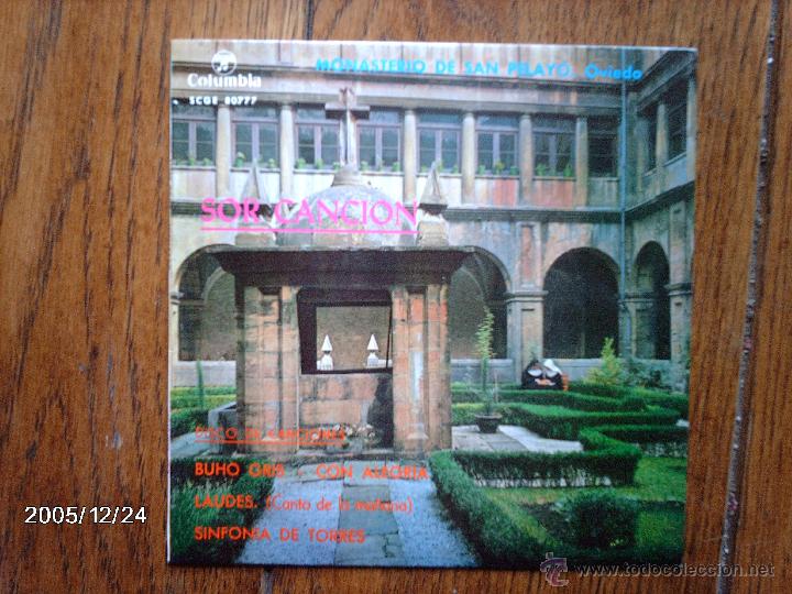 Discos de vinilo: sor cancion  -  sinfonia de torres  +  3 - Foto 1
