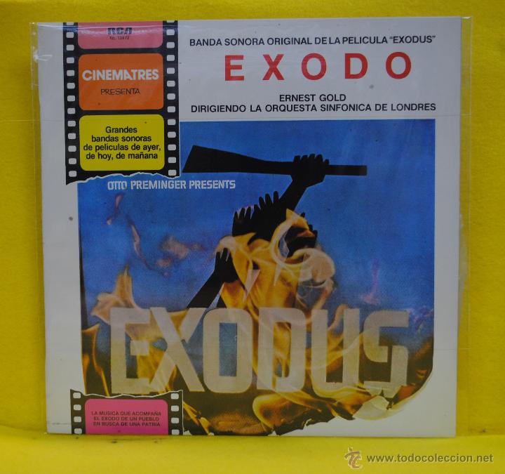 Discos de vinilo: ERNEST GOLD - EXODO - BSO - LP - Foto 1