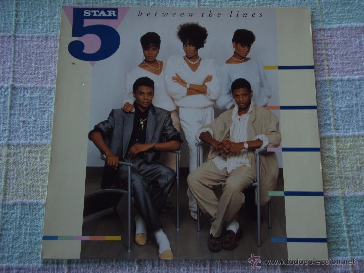 Discos de vinilo: FIVE STAR ( BETWEEN THE LINES ) 1987 - GERMANY LP33 RCA - Foto 1