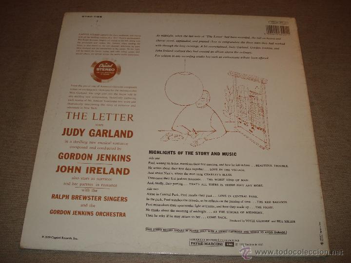 Discos de vinilo: JUDY GARLAND. THE LETTER - Foto 4
