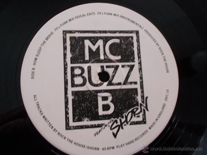 Discos de vinilo: MC BUZZ B   HOW SLEEP THE BRAVE. MAXI 12 - Foto 3