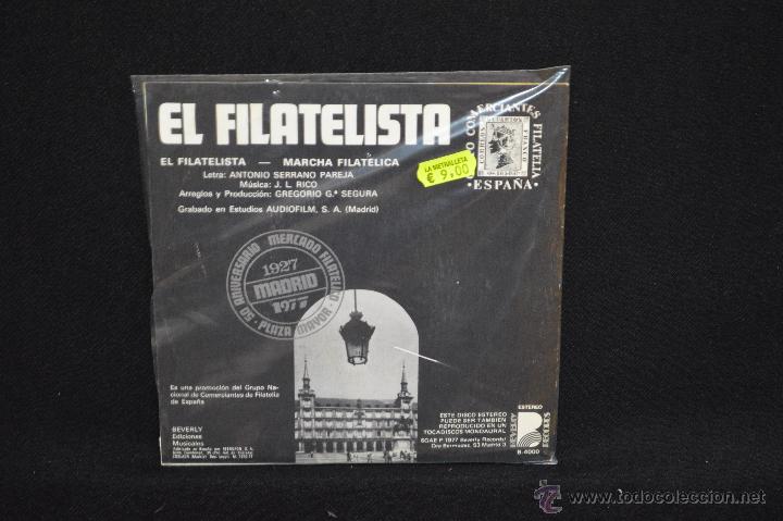 Discos de vinilo: BLANCA VILLA - EL FILATELISTA - SINGLE - Foto 2