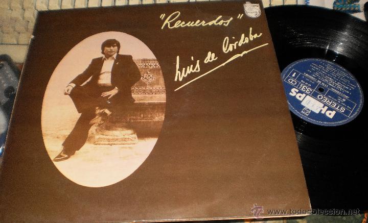 Discos de vinilo: luis de cordoba lp recuerdos.1981 - Foto 1