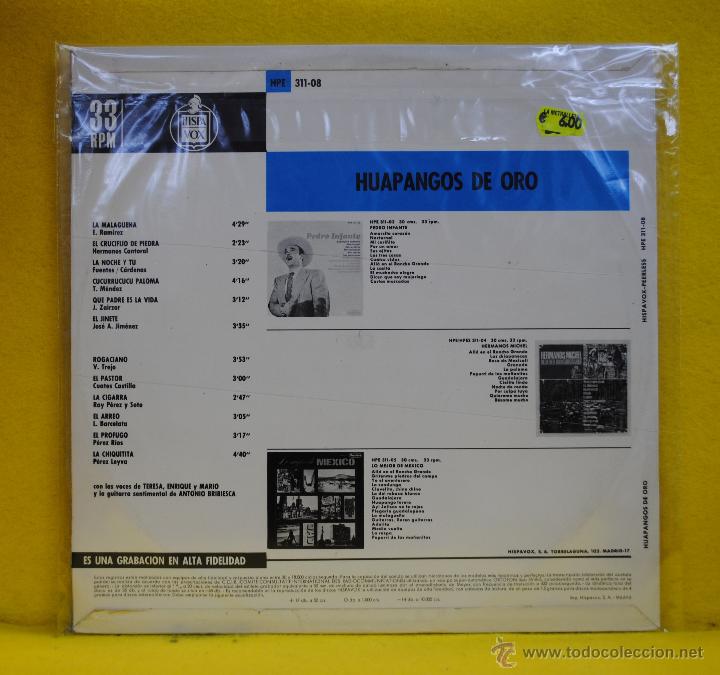 Discos de vinilo: VARIOS - HUAPANGOS DE ORO - LP - Foto 2