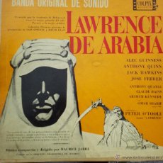 Discos de vinilo: LP ARGENTINO BSO LAWRENCE DE ARABIA AÑO 1962. Lote 51485589