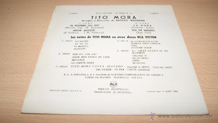 Discos de vinilo: TITO MORA - RCA VICTOR - 1963 - Foto 2