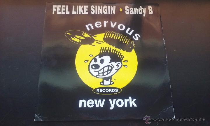 Discos de vinilo: Sandy B - Feel Like Singin - 1993 - Foto 1