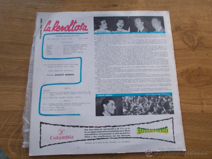 Discos de vinilo: LA REVOLTOSA - Foto 4