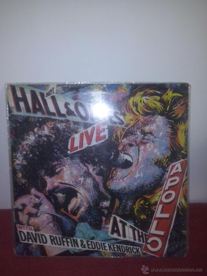 Discos de vinilo: lp daryl hall y john oates live 1985 - Foto 1