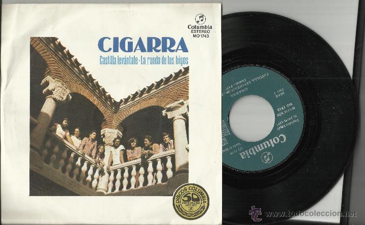 Disques de vinyle: cigarra single castilla levantate.1977.en perfecto estado