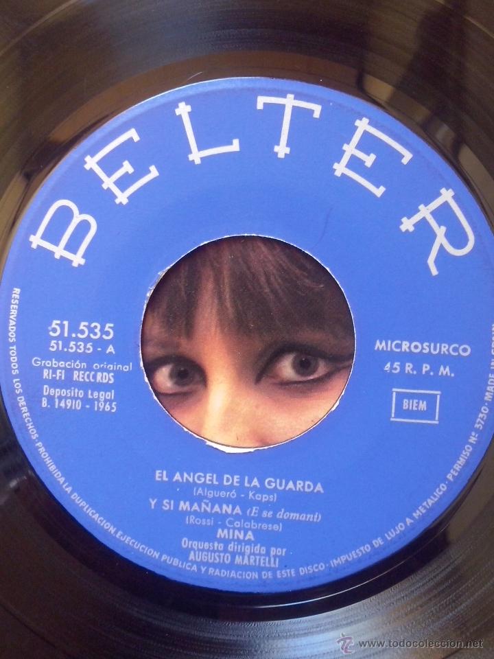 Discos de vinilo: mina- que haras +3- ep belter 1965 - Foto 3