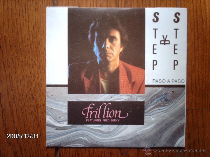 Discos de vinilo: trillion  -  step by step  + la misma instrumental - Foto 1