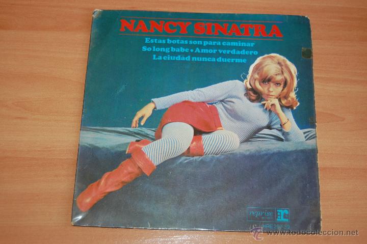 Discos de vinilo: EP DISCO VINILO NANCY SINATRA ESTAS BOTAS SON PARA CAMINAR +3 - Foto 1