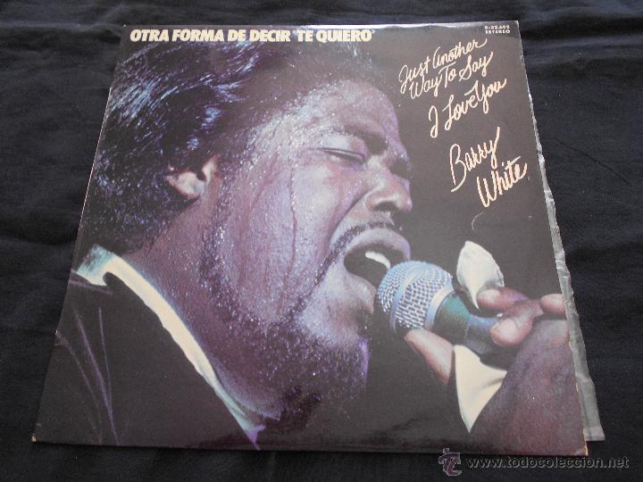 Discos de vinilo: BARRY WHITE // OTRA FORMA DE DECIR TE QUIERO - Foto 1