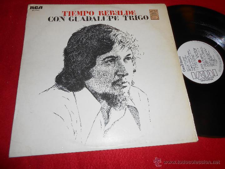 Dischi in vinile: GUADALUPE TRIGO Tiempo Rebelde LP 1976 RCA Victor PROMO EDICION ESPA&Ntilde;OLA SPAIN