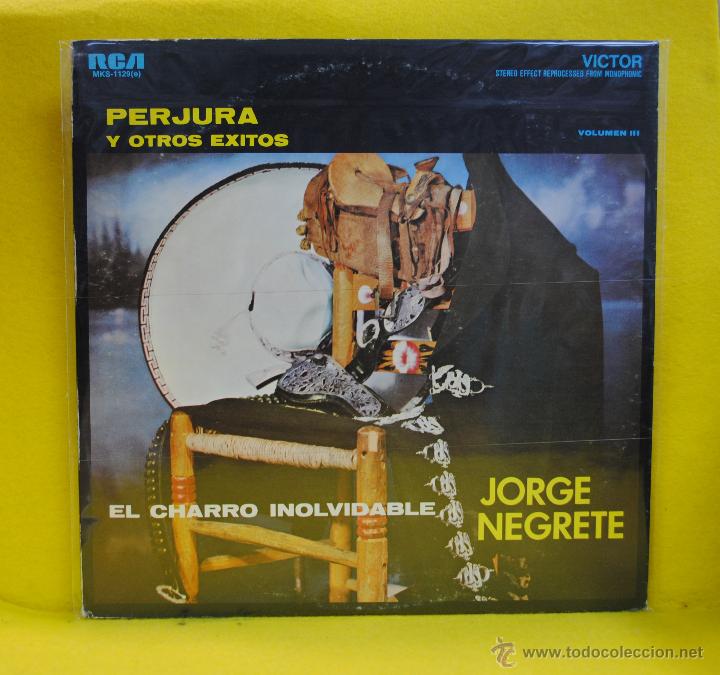 Discos de vinilo: JORGE NEGRETE - EL CHARRO INOLVIDABLE - LP - Foto 1