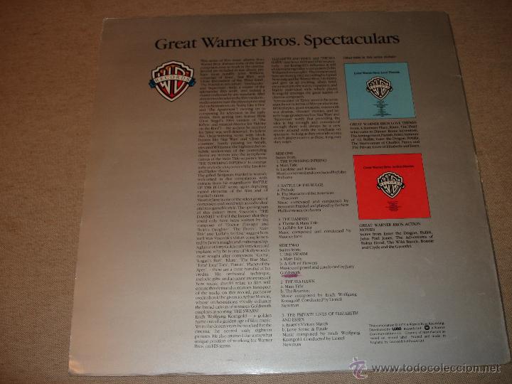 Discos de vinilo: GREAT WARNER BROS SPECTACULARS - Foto 3