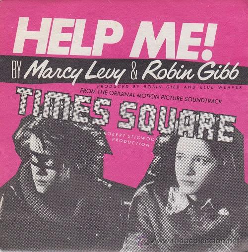 Discos de vinilo: MARCY LEVI Y ROBIN GIBB - HELP ME - SINGLE ESPA&Ntilde;OL DE VINILO - Foto 1
