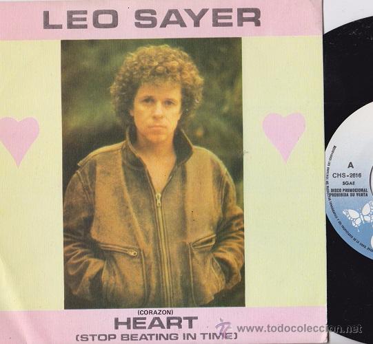 Discos de vinilo: LEO SAYER - HEART - SINGLE ESPA&Ntilde;OL DE VINILO - Foto 1