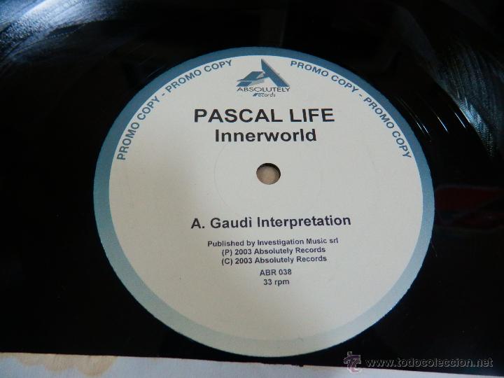 Discos de vinilo: PASCAL LIFE INNERWORLD ABSOLUTEKY 2003 ELECTRONIC TRANCE PROGRESSIVE HOUSE VINILO VCC - Foto 4