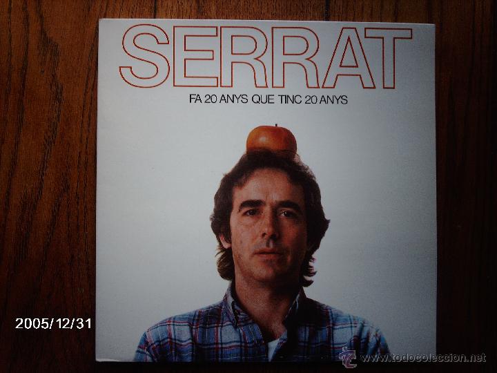 Discos de vinilo: serrat  -  fa 20 anys que tinc 20 anys - Foto 1