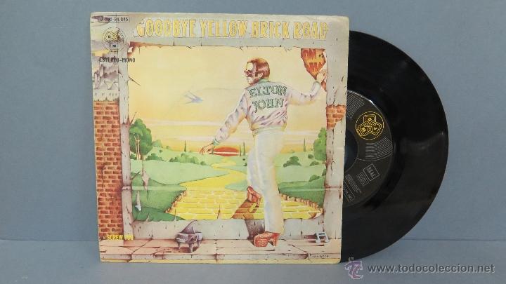 Discos de vinilo: SINGLE. GOODBYE YELLOW BRICK ROAD. +1. ELTON JOHN - Foto 1