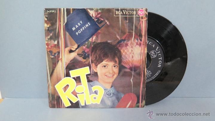 Discos de vinilo: SINGLE. MARY POPPINS. +1. RITA PAVONNE - Foto 1