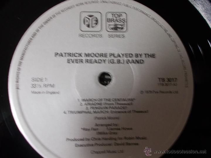 Discos de vinilo: PATRICK MOORE. PLAYED BY THE EVER READY.. EDICION INGLESA 1979 - Foto 2