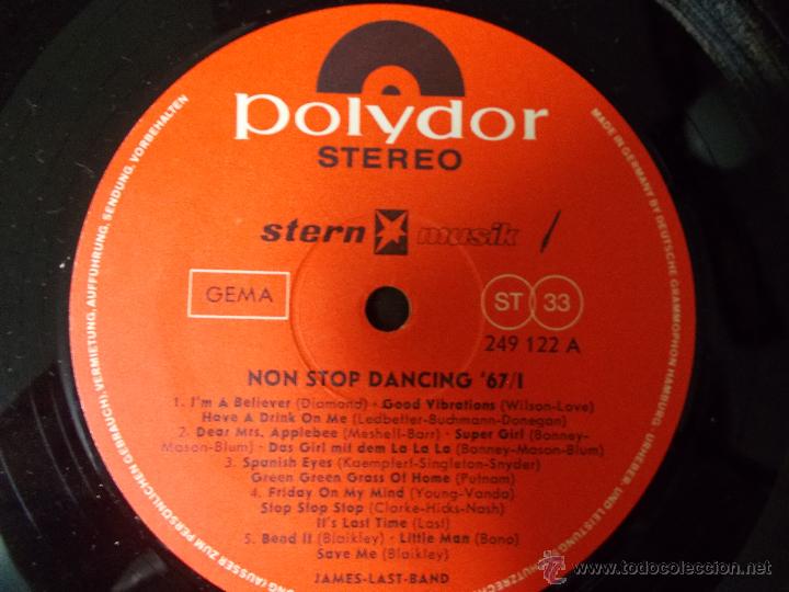 Discos de vinilo: 67 NON STOP DANCING. EDICION ALEMANA - Foto 2