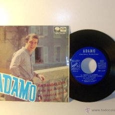 Discos de vinilo: ADAMO. EN BANDOLERA / NADA QUE HACER / EL TIEMPO SE DETIENE / MI GRAN NOCHE - EMI 1967. Lote 51620624