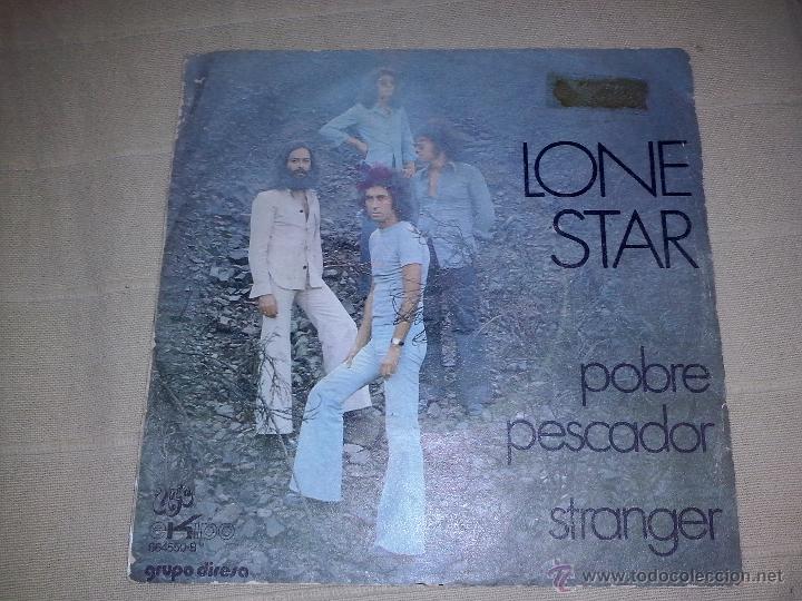 Discos de vinilo: single lone star pobre pescador - Foto 1