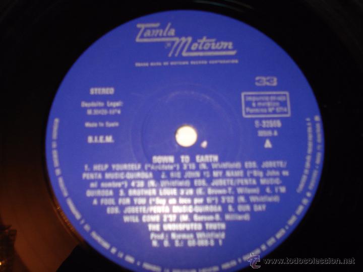 Discos de vinilo: DOWN TO EARTH - THE UNDISPUTED TRUTH - Foto 2