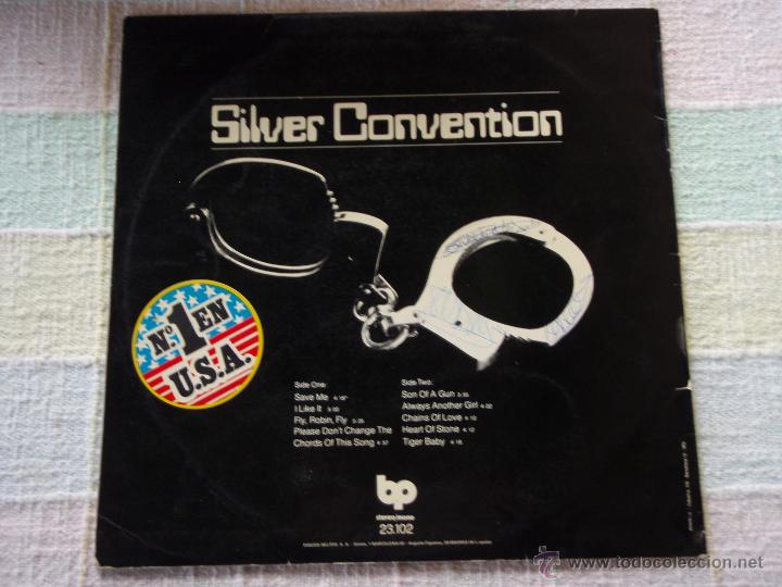 Discos de vinilo: SILVER CONVENTION N&ordm; 1 EN U.S.A. ( SAVE ME ) SPAIN LP33 - Foto 2