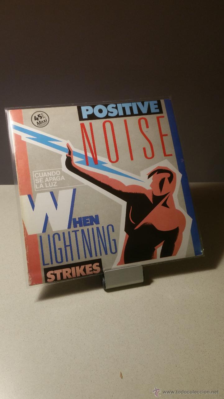 Discos de vinilo: POSITIVE NOISE WHEN LIGHTNING STRIKES MAXI - Foto 1