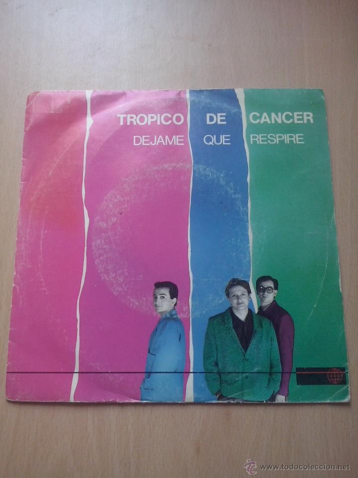 Disques de vinyle: tropico de cancer- dejame que respire- single virgin 1984