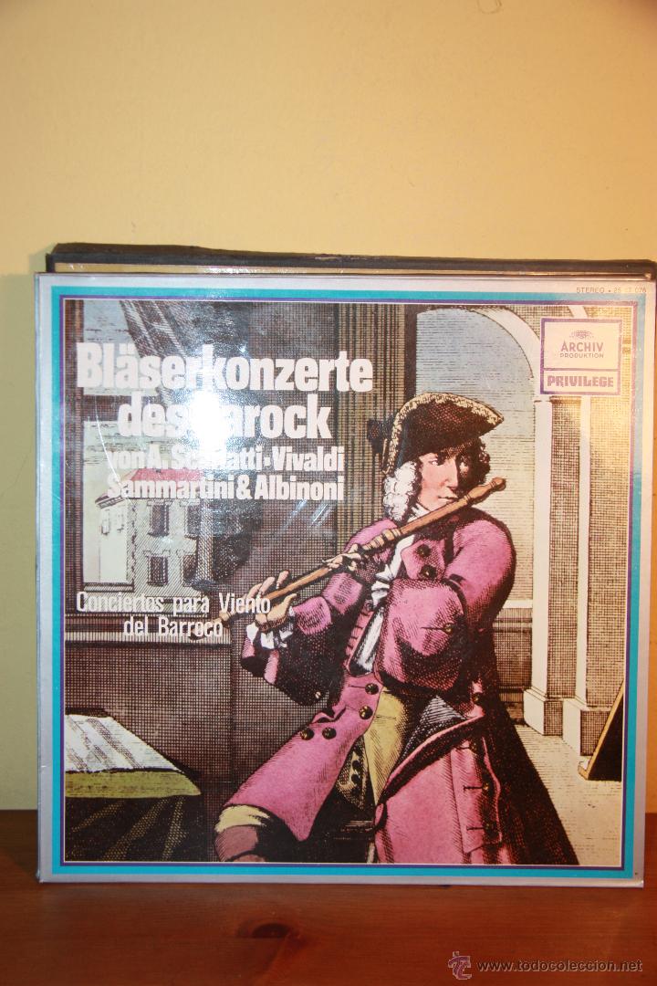 Discos de vinilo: VINILO CONCIERTOS BARROCO PARA INSTRUMENTOS DE VIENTO 1983