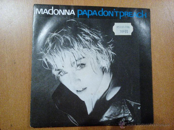 Discos de vinilo: MADONNA PAPADON&acute;T PREACH SINGLE  1986 - Foto 1