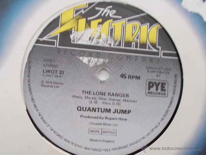 Discos de vinilo: QUANTUM JUMP THE LONE RANGER. MAXI 12. - Foto 2