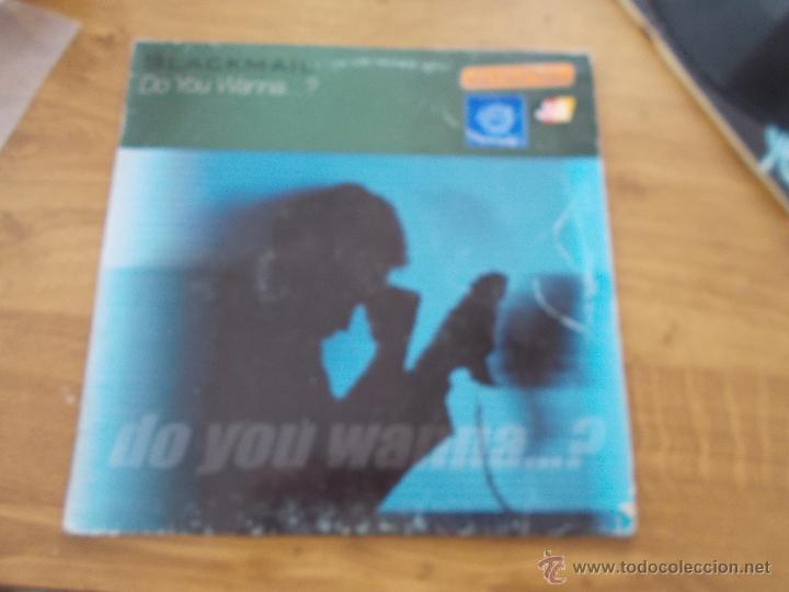Discos de vinilo: BLACKMAIL. DO YOU WANNA MAXI 12. - Foto 1