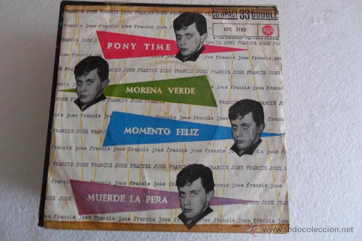 Discos de vinilo: JOSE FRANCIS - PONY TIME + 3 EP 1961 - Foto 1
