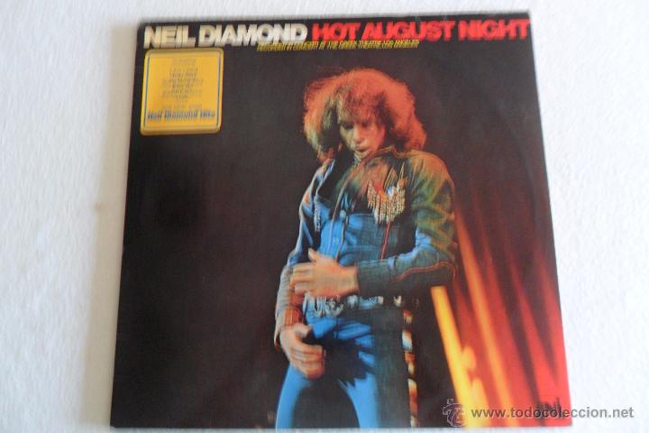 Discos de vinilo: NEIL DIAMOND - HOT AUGUST NIGHT 2 LPS 1972 - Foto 1