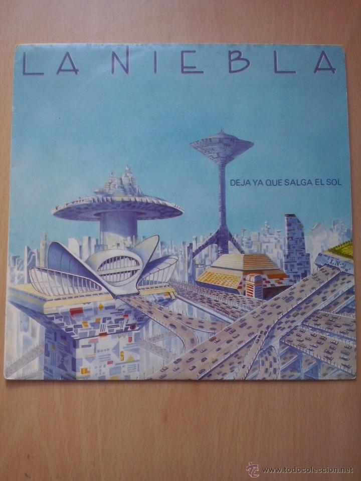 Disques de vinyle: la niebla- deja que salga el sol- single iris 1989- hoja interior promocional