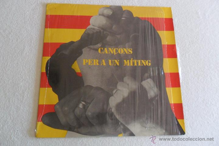Discos de vinilo: CAN&Ccedil;ONS PER A UN MITING 1978 - Foto 1