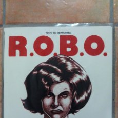 Discos de vinilo: R.O.B.O. TODO SE DERRUMBA LP - PORTADA BLANCA - SPANISH PUNK - ROBO - AEROBITCH - MULETRAIN - NEW