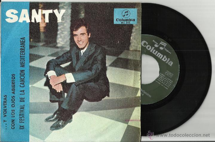 Discos de vinilo: santy single ...y volveras.1967 - Foto 1