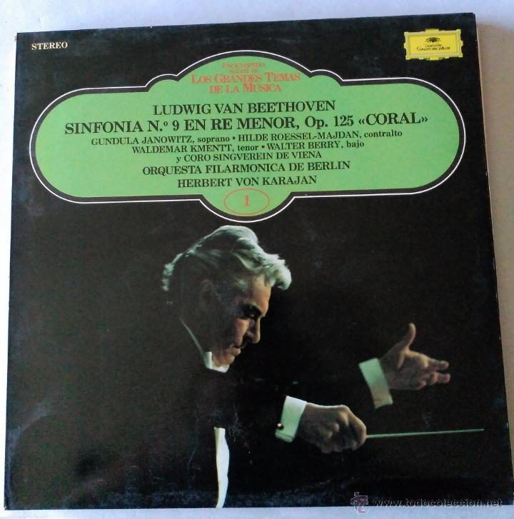 Discos de vinilo: SINFON&Iacute;A N&ordm; 9.OR BEETHOVEN