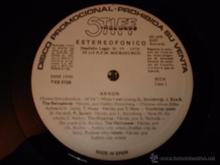 Discos de vinilo: AKRON COMPILADO PROMOCIONAL - Foto 2